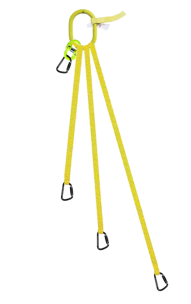 4 Legged Tool Lifting Web Sling, Small Quick Rigging Connector