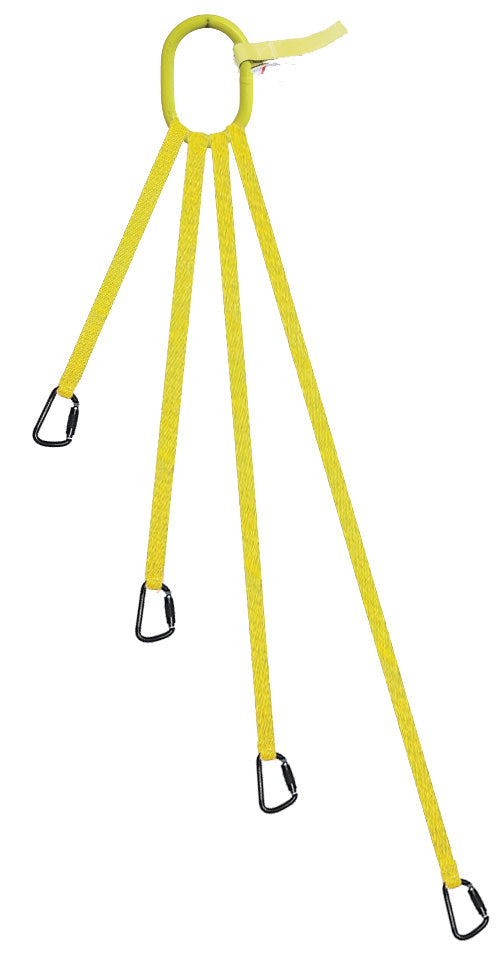 4 Legged Tool Lifting Web Sling, Small Quick Rigging Connector