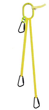 3 Legged Tool Lifting Web Sling, Medium Quick Rigging Connector