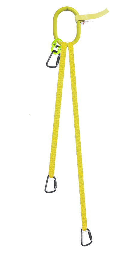 3 Legged Tool Lifting Web Sling, Small Quick Rigging Connector