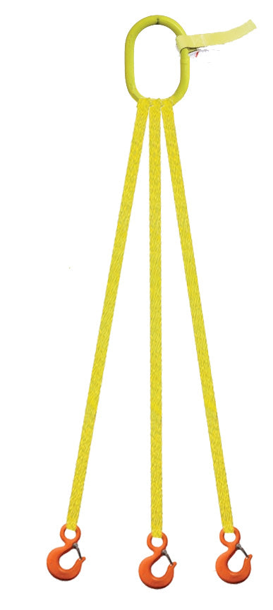 Lifting Web Sling | 2 x 10 FT | One Ply | Flat Eye | Type 3