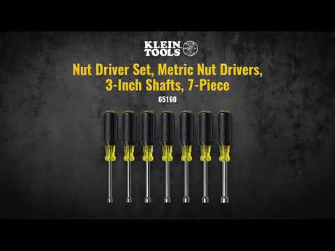 Klein 7-pc Metric Nut Driver Set
