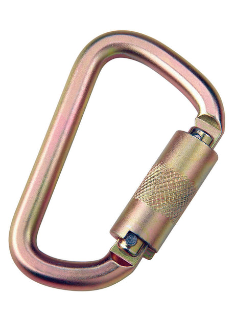Steel Double Locking Carabiner, Small 