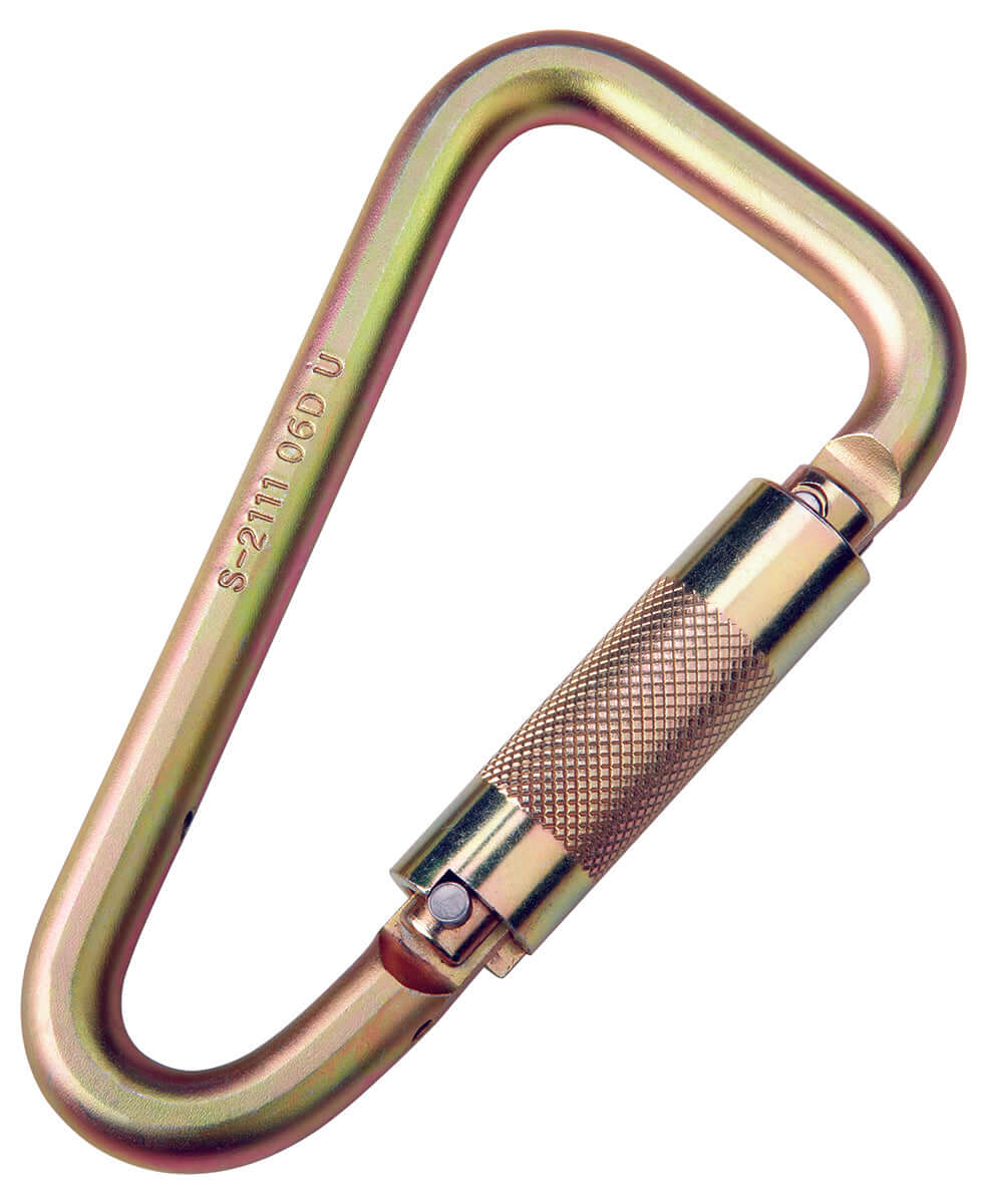 Steel Double Locking Carabiner, Medium