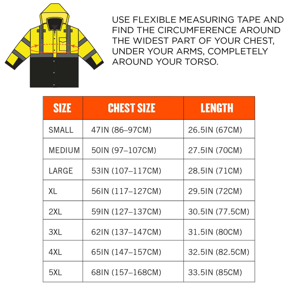 Ergodyne 25585 GloWear 8381 Type R Class 3 Orange Bomber Jacket