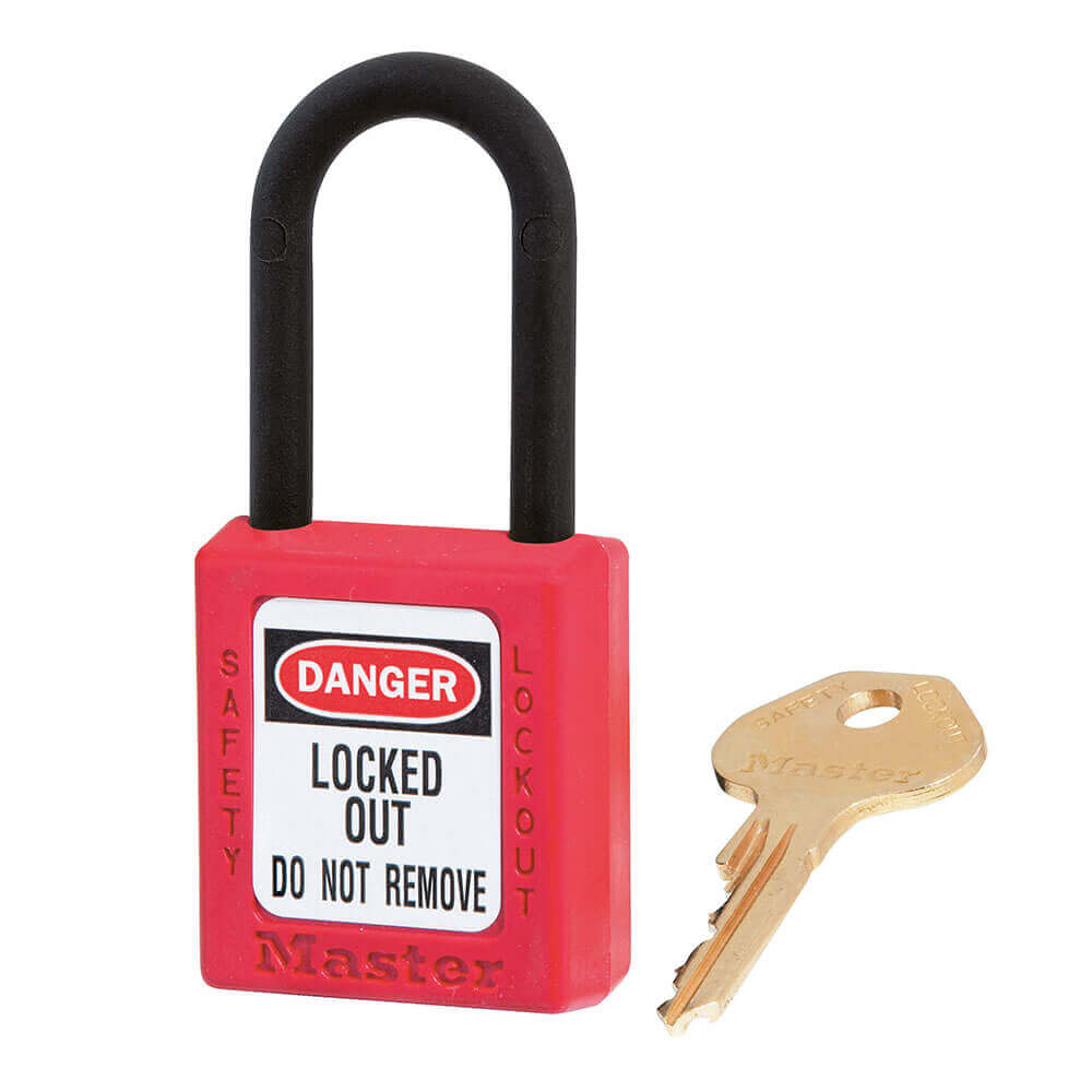 Master Lock Red LOTO Zenex Lock 