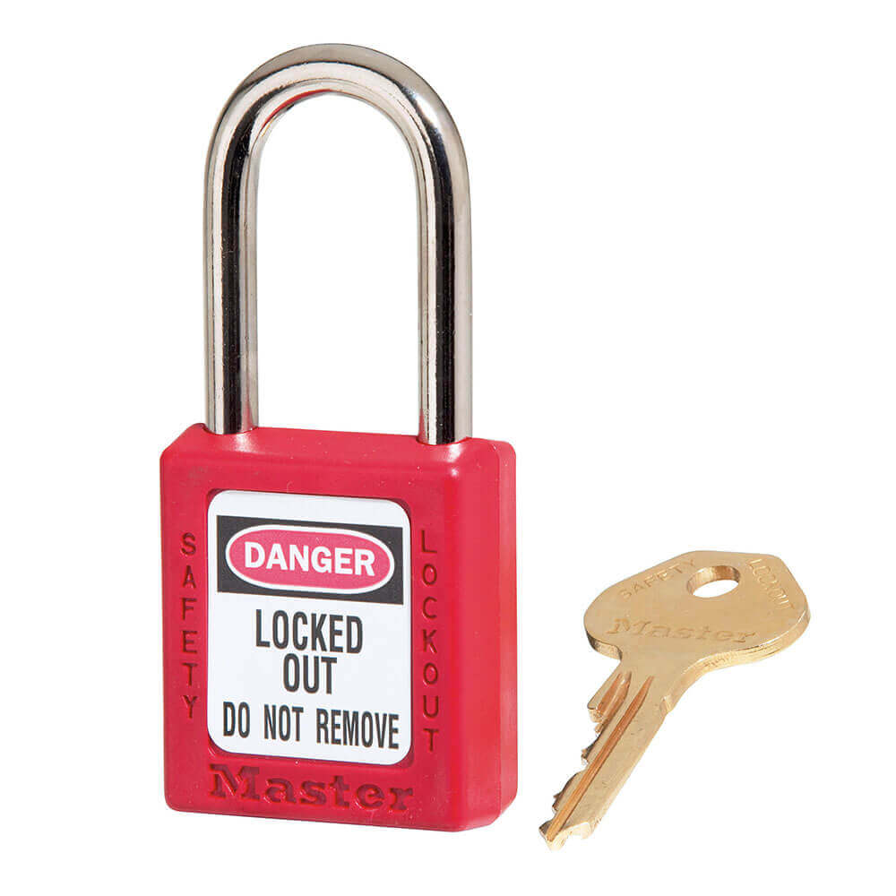 Master Lock Red LOTO Thermoplastic Lock – Dakota Riggers & Tool