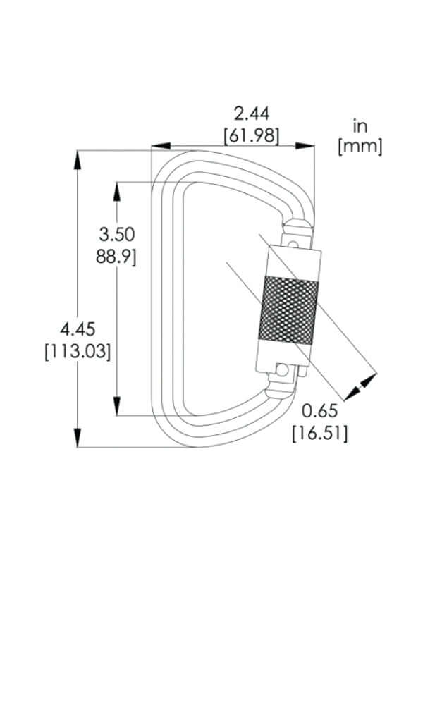 Small Material Handling Carabiner