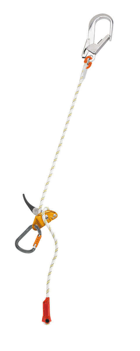 Petzl 2 Meter Grillon Adjustable Lanyard w/Hook & Carabiner