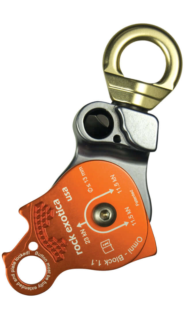 Rock Exotica® Single Sheave Omni-Block 1.1" 