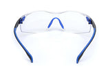 3M™ Solus™ 1000-Series Safety Glasses, Black/Blue, Clear Scotchgard™ Anti-Fog Lens