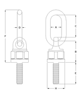 Actek Metric Ultra Lifting Rings