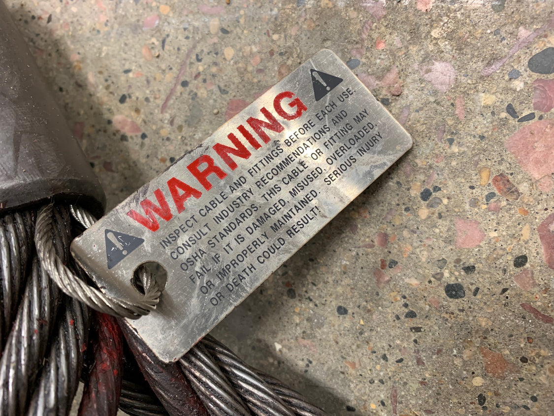 Single Leg Wire Rope Slings – Dakota Riggers & Tool Supply, Inc.