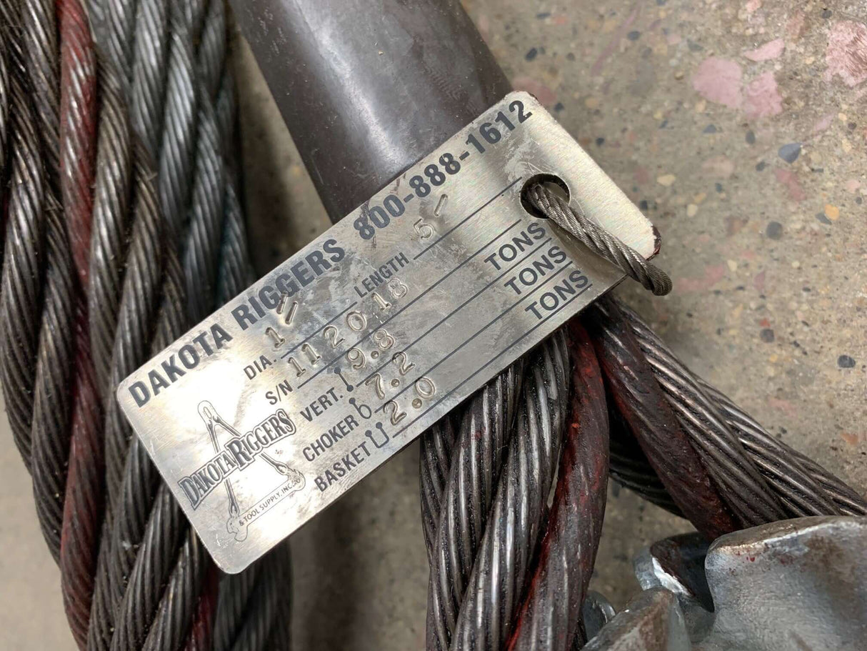 Cargo Wire Rope Sling 3/8"