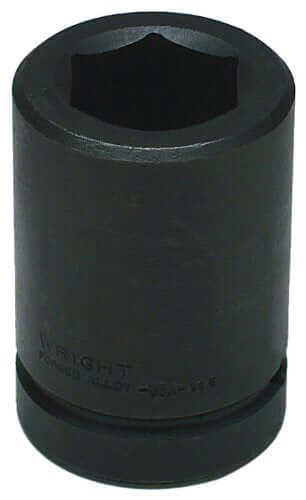 Wright Tool SAE Deep 6 Point Impact Socket, 1/2" Drive