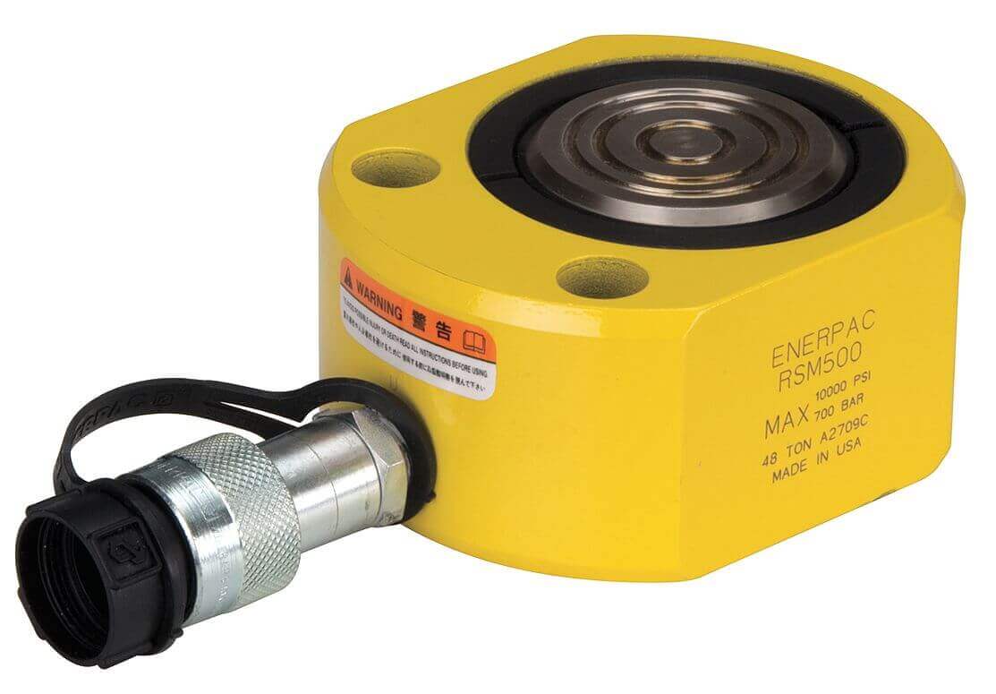 Enerpac 22.1 Ton Flat-Jac Cylinder, 0.44" Stroke