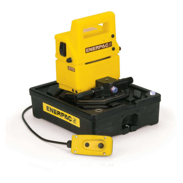 Enerpac 2-Speed Economy 115V Electric Pump, Solenoid Valve